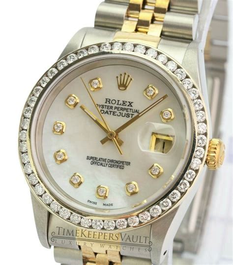 datejust diamond rolex|rolex datejust diamond bezel 36mm.